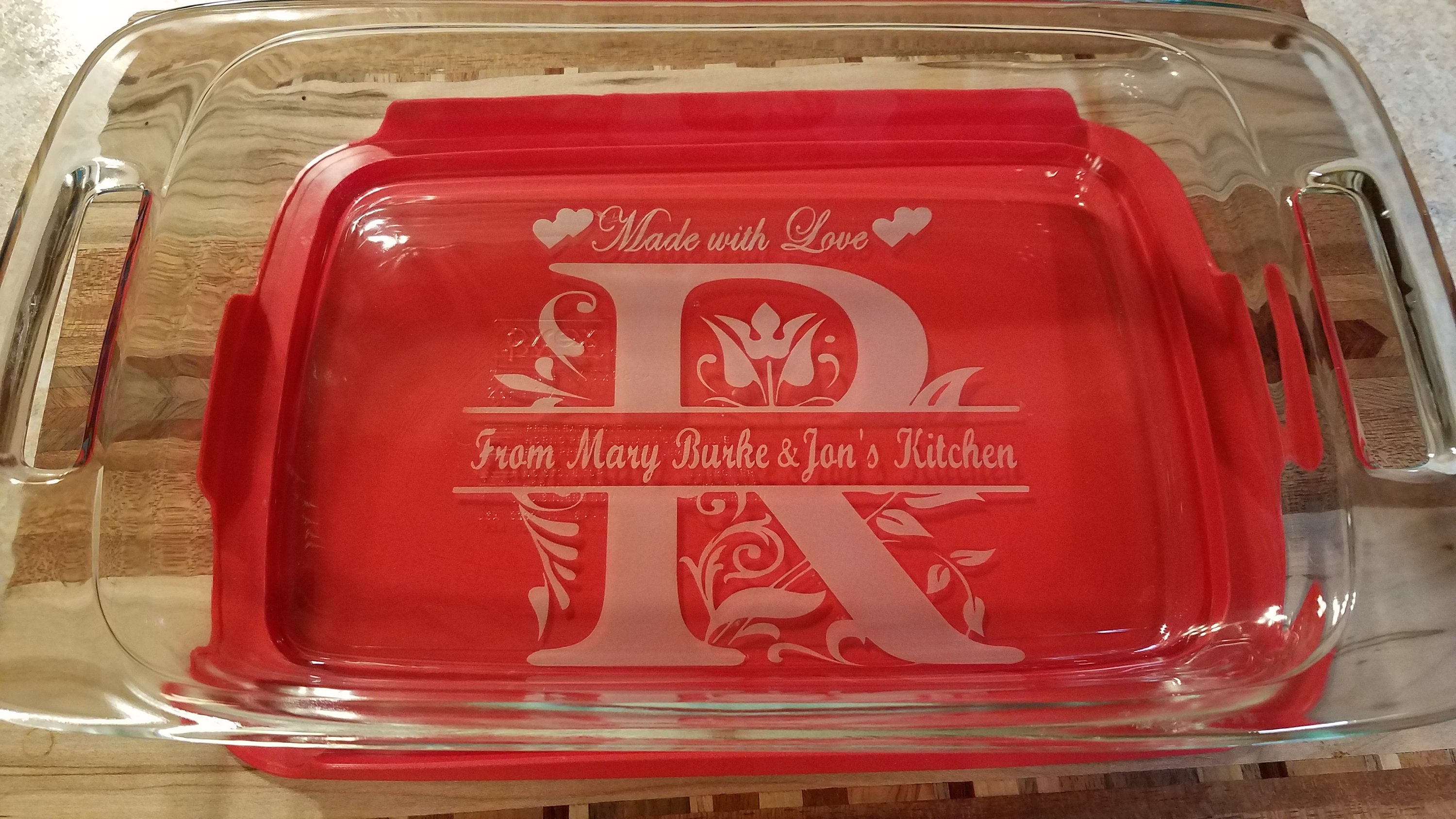 Let's Make Memories Personalized Rectangular Casserole