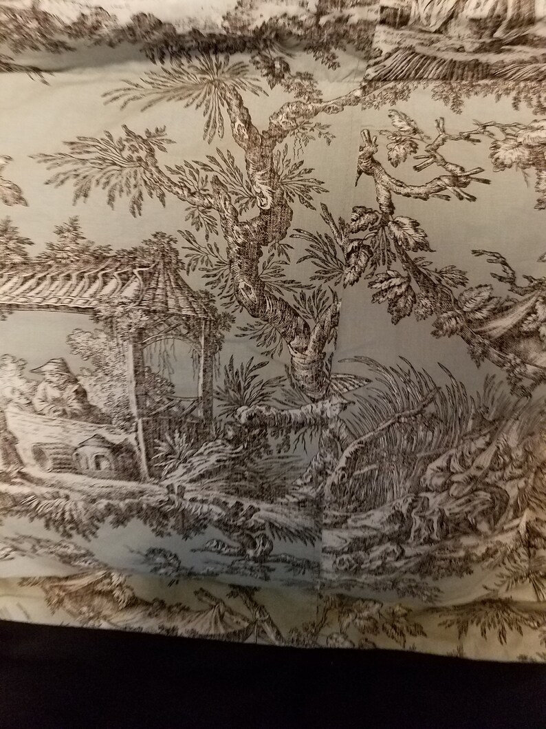 Toile pillow shams green and black Chinese scencs toile Etsy