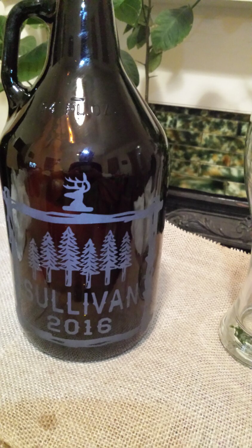 Personalized growler custom beer growler personalized name Etsy