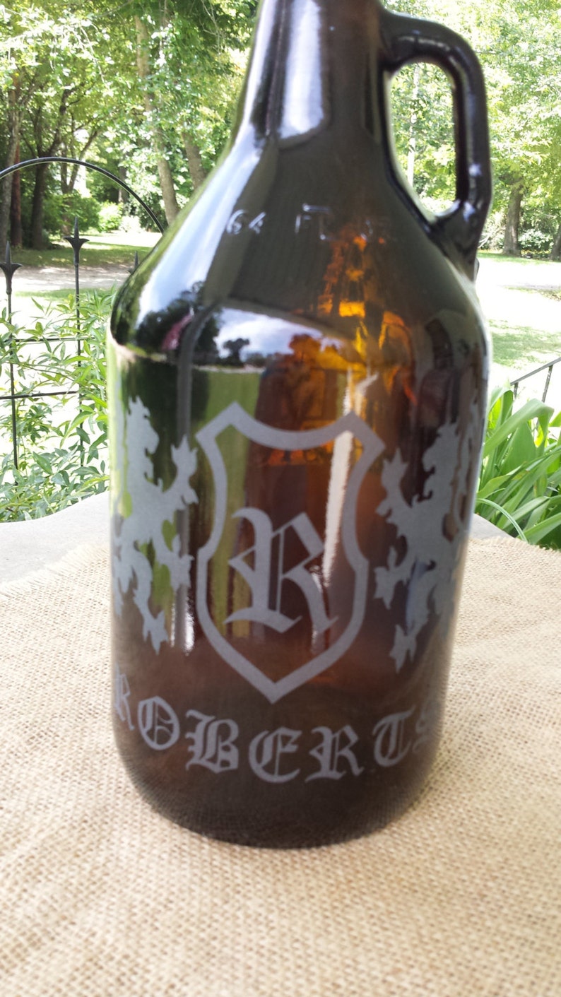 Personalized growler custom beer growler personalized name Etsy