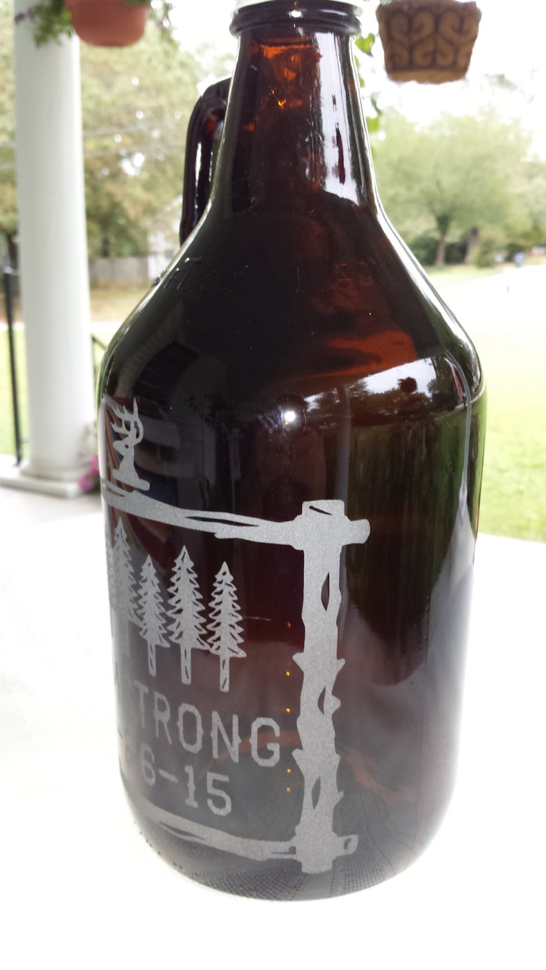 Personalized growler custom beer growler personalized name Etsy