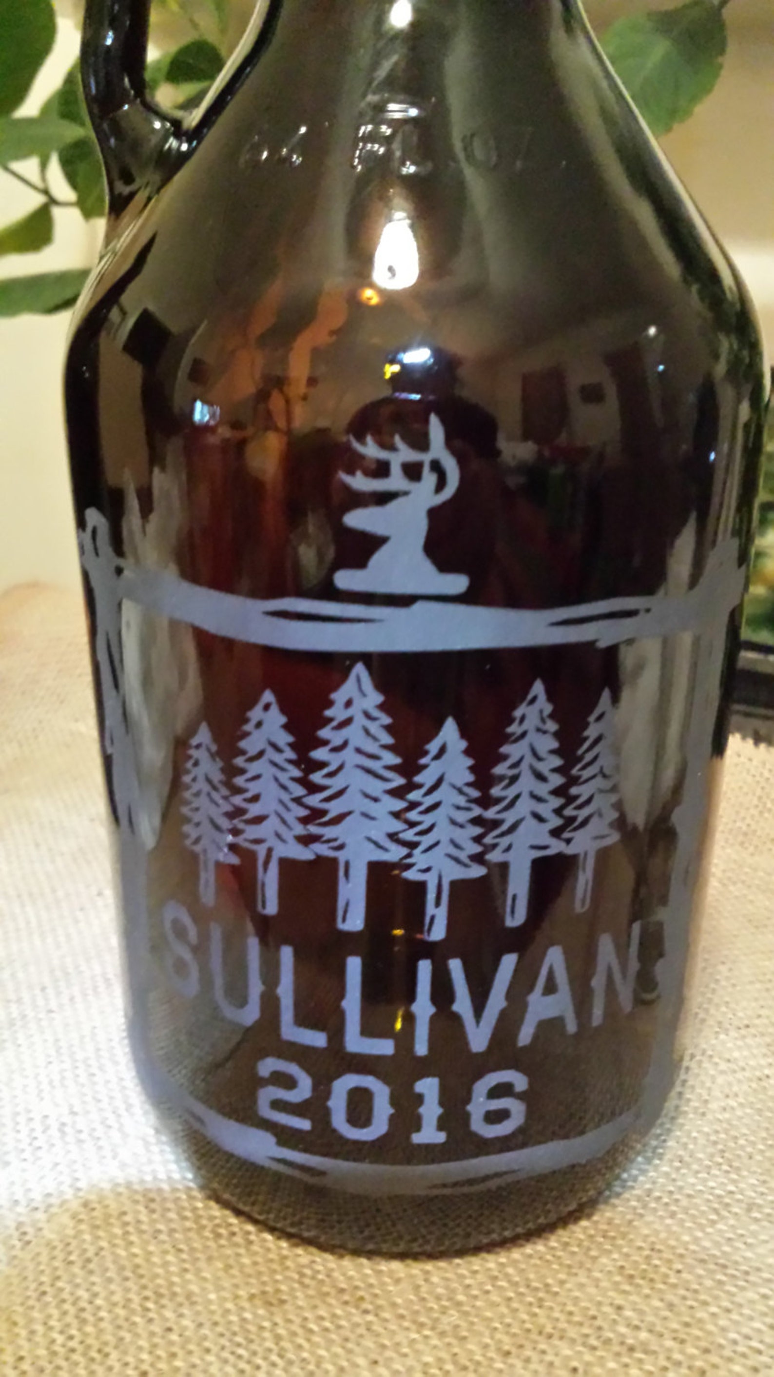 Personalized growler custom beer growler personalized name Etsy