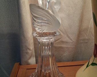 Vintage PartyLite swan pedestal candlestick holder
