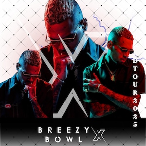 Chris Brown Concert 2025 PNG File: Breezy Bowl XX (Digital Download)