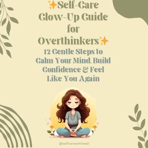 Self-Care Glow-Up Guide | Mindset & Wellness Planner PDF | Daily Routine and Habit Tracker | Instant Download