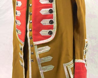 Handmade French & Indian War Officer's Coat: 44th Regiment Reproduction