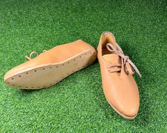13th Century Handmade Leather Shoes | Medieval Reenactment, LARP Footwear