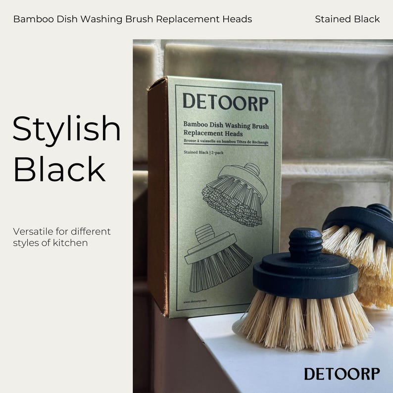 Detoorp Dish Brush Replacement Heads - Thumbnail 2