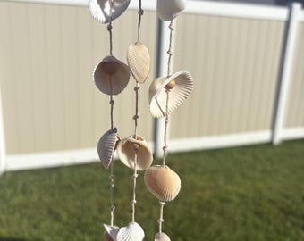 Boho Seashell Wind Chime | Handmade Beach Shell Mobile