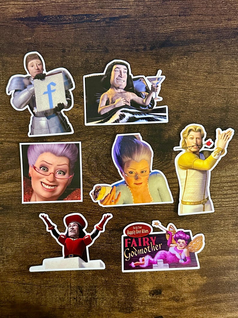 Shrek Sticker Packs - Etsy