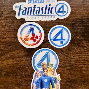 Fantastic Four Logo Stickers