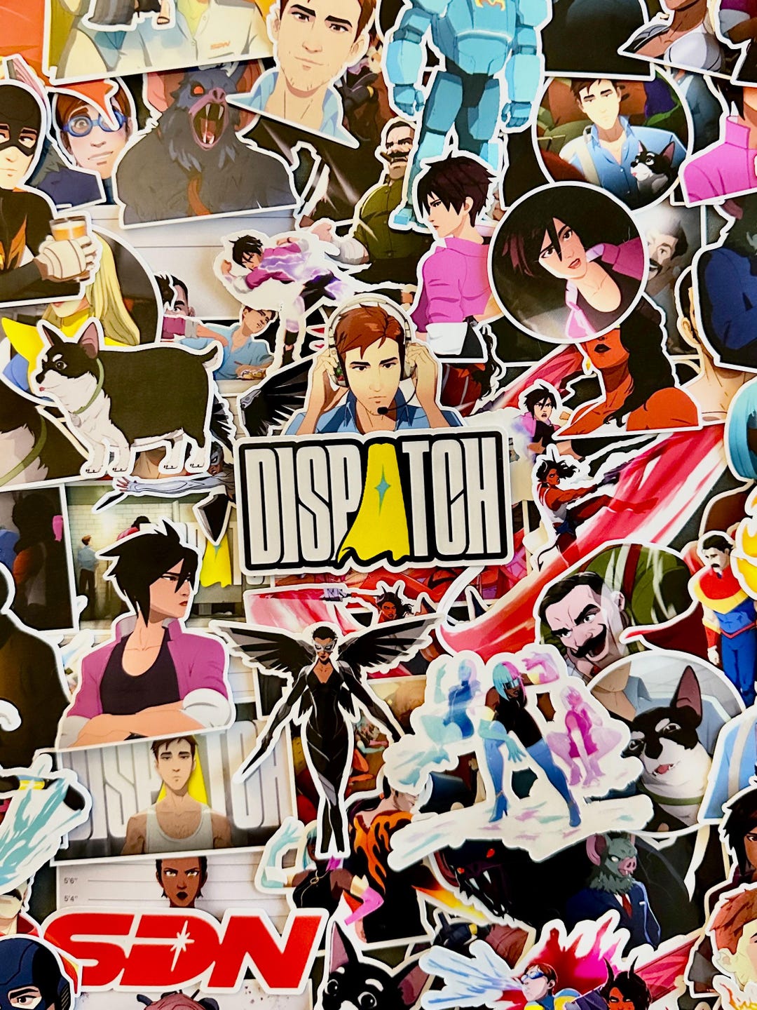 Dispatch Sticker Packs: Robert, Invisigal, Blonde Blazer, Z Team, and ...