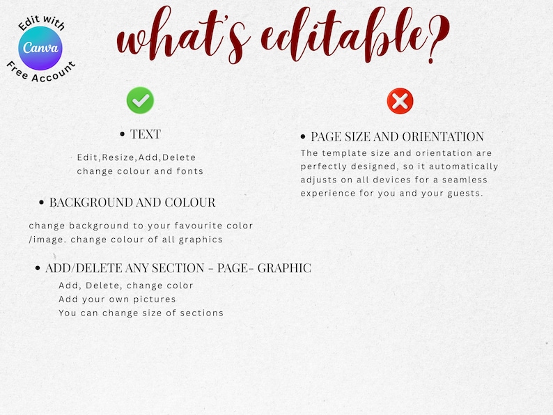 Elegant Brown Wedding Website Template Minimal Save The Date Wedding website with Trackable RSVP form, Canva Editable (Digital Download)