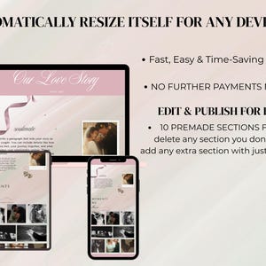 (Elegant Pink & Green Wedding Website Template, minimal Save The Date Wedding website with Trackable RSVP form, dusty rose sage green website blush and olive green wedding website , Canva Editable (Digital Download) Editable Wedding Website Template with Custom RSVP Form, Details Page and Our Love Story | Paperless Digital Wedding Invitation Design | Brown Theme | DIY Canva Website Template | DIY RSVP Google Form | Free Domain | Instant Download)