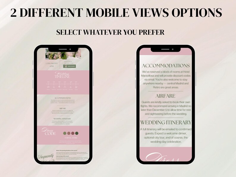 (Elegant Pink & Green Wedding Website Template, minimal Save The Date Wedding website with Trackable RSVP form, dusty rose sage green website blush and olive green wedding website , Canva Editable (Digital Download) Editable Wedding Website Template with Custom RSVP Form, Details Page and Our Love Story | Paperless Digital Wedding Invitation Design | Brown Theme | DIY Canva Website Template | DIY RSVP Google Form | Free Domain | Instant Download)