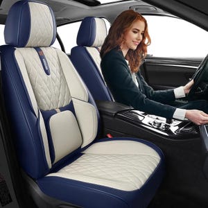 Luxury Car Seat Covers Full Set – Universal Fit Seat Protectors, Comfortable Auto Interior Accessories, Stylish Car Gifts for All Models