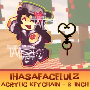 PRE-ORDER | Roblox Arg - IHasAFaceLULZ Keychain - Aubree