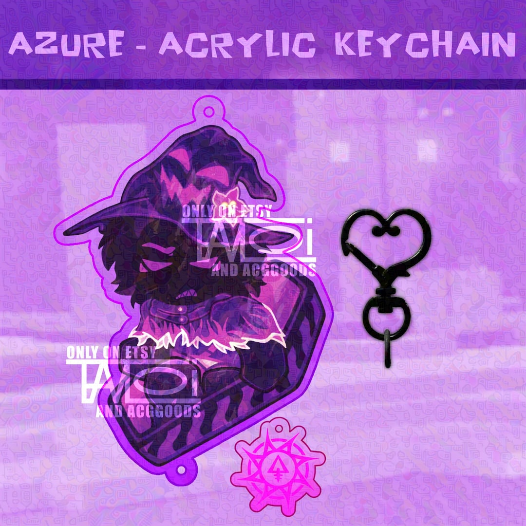 PRE-ORDER | Roblox Forsaken Acrylic Keychain - Azure - Etsy