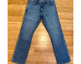 ラングラー ブーツカットジーンズ メンズ 34x32 ブルーデニム – Studio Wardrobe
