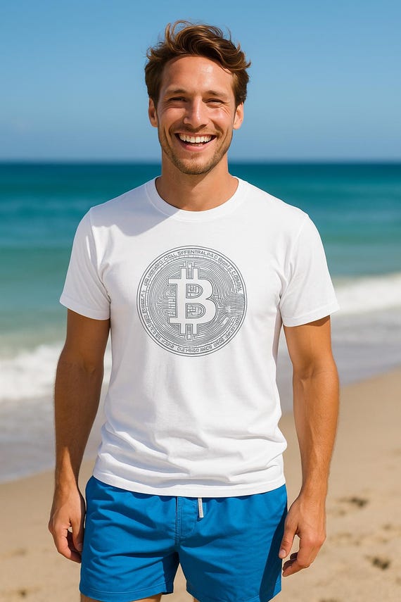 Bitcoin T-Shirt: Soft Cotton Tee for Crypto Fans - Gift For Traders