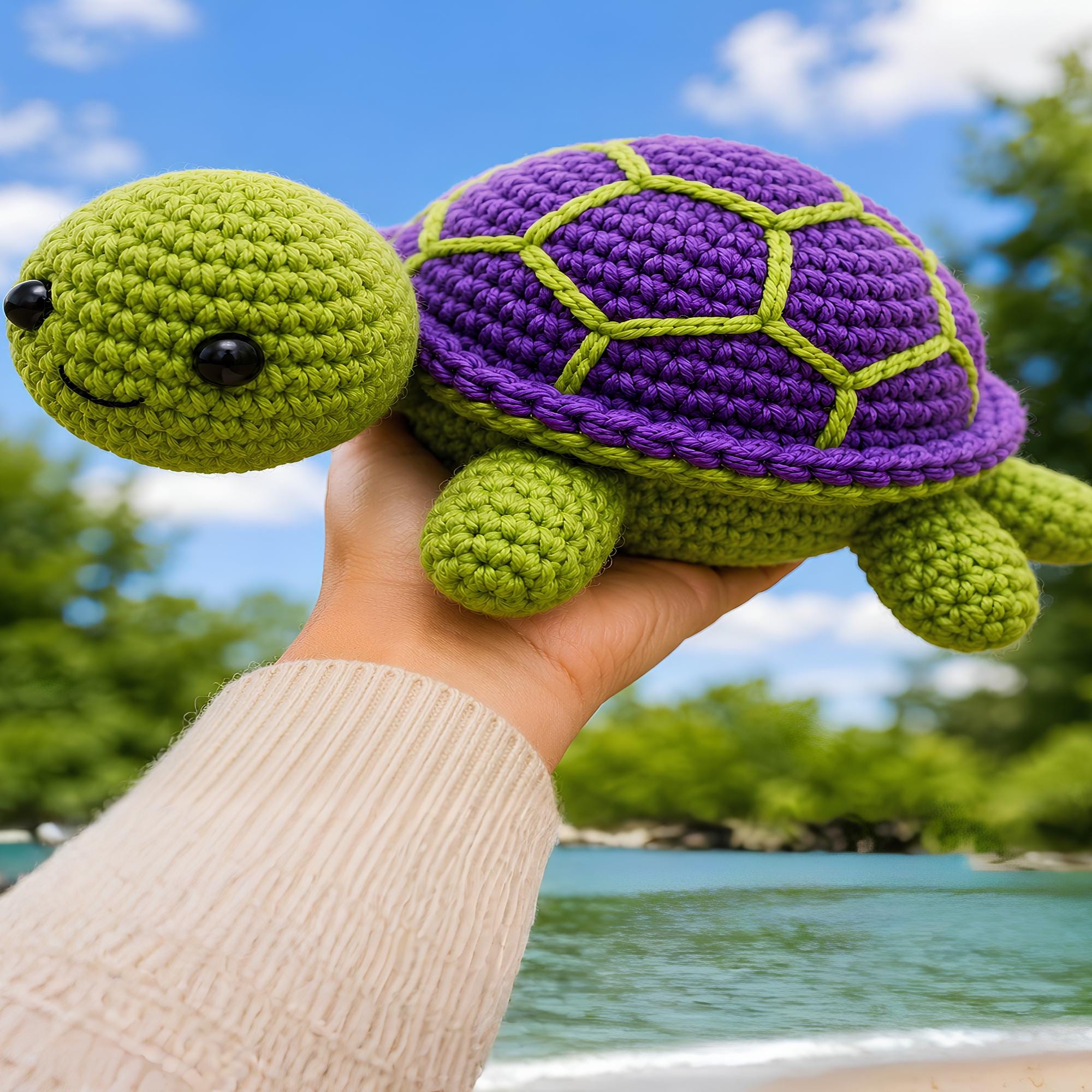 38 Sea Turtle Crochet Patterns: Create Adorable Keepsakes for Everyone 4 Crochet Sea Turtle Amigurumi Beginner Ocean Animal