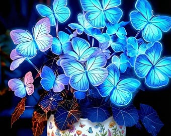 Heirloom Blue Butterfly Coleus 50 Seeds – Rare Ornamental Foliage with Vibrant Blue Tones