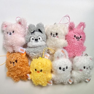 Mini llavero de peluche SKZOO con dije de mochila Kpop