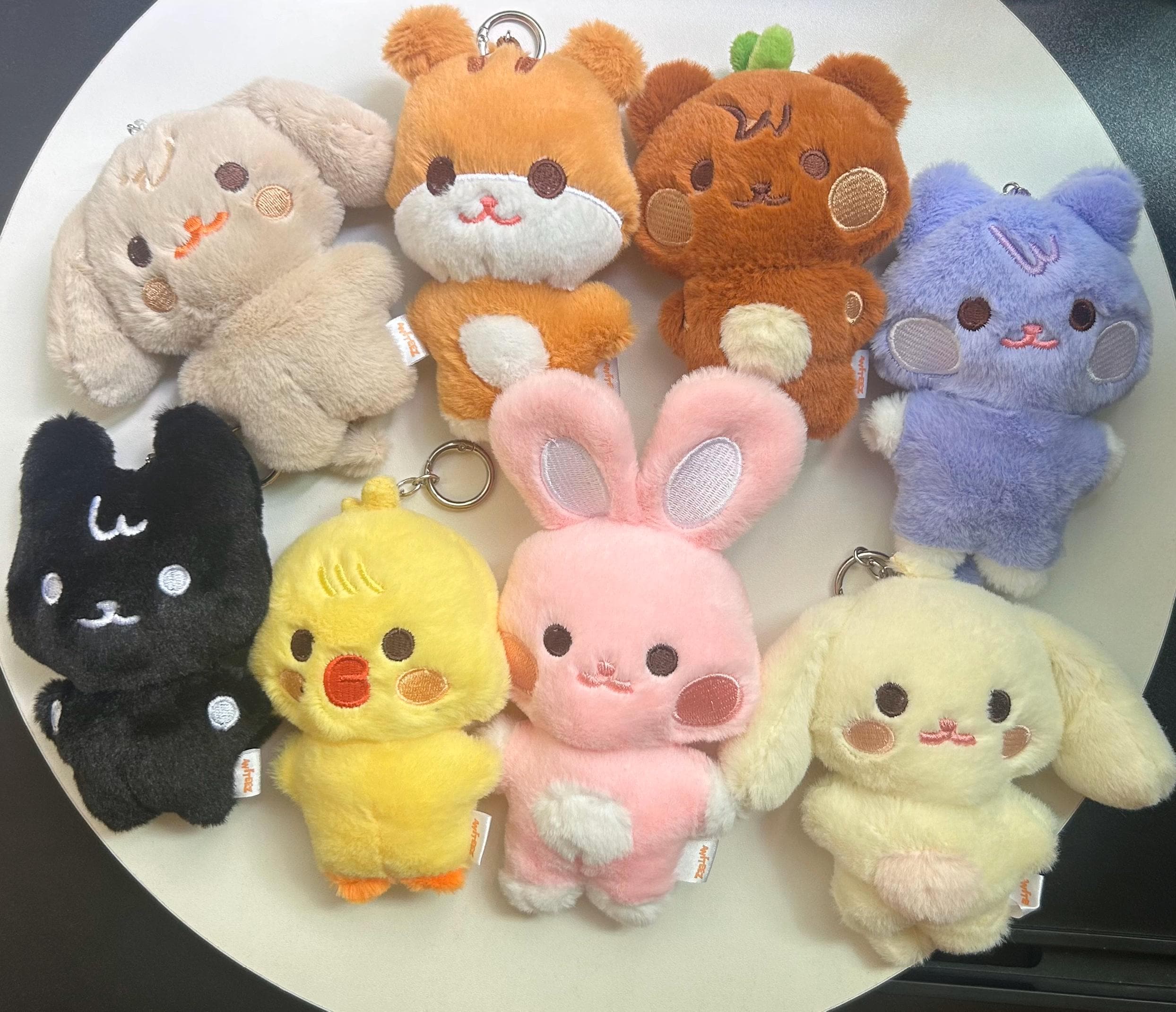 ATEEZ Plush Keychain,kawaii Aniteez Backpack Charm - Etsy