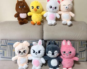 Peluche de Stray Kids de 19 pulgadas, suave, Skzoo, para regalo de Navidad.