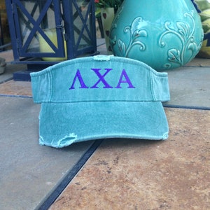 Lambda Chi Alpha Distressed Visor