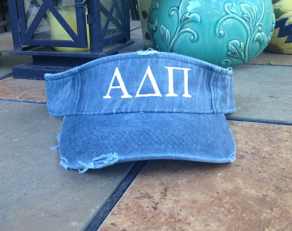 Alpha Delta Pi Distressed Visor