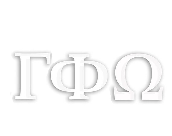 Gamma Phi Omega Window Decal
