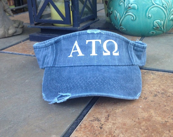 Alpha Tau Omega Distressed Visor