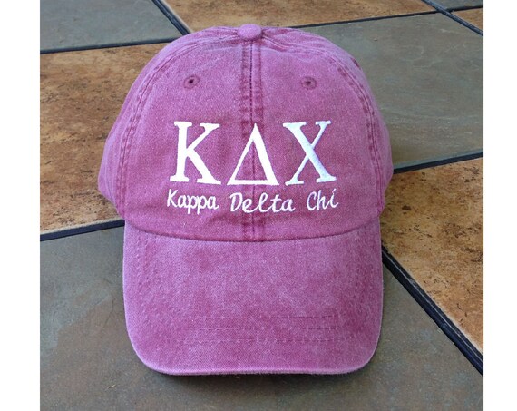 Kappa Delta Chi with script baseball cap