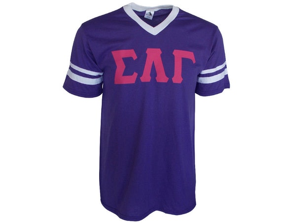 Sigma Lambda Gamma - Stripe Sleeve T-shirt Jersey
