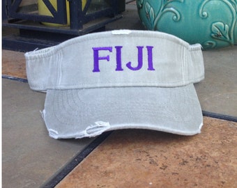Phi Gamma Delta FIJI Distressed Visor
