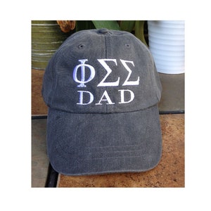Phi Sigma Sigma / DAD baseball cap / order for Tyler