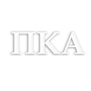 Pi Kappa Alpha Window Decal