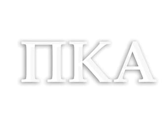 Calcomanía para ventana de Pi Kappa Alpha