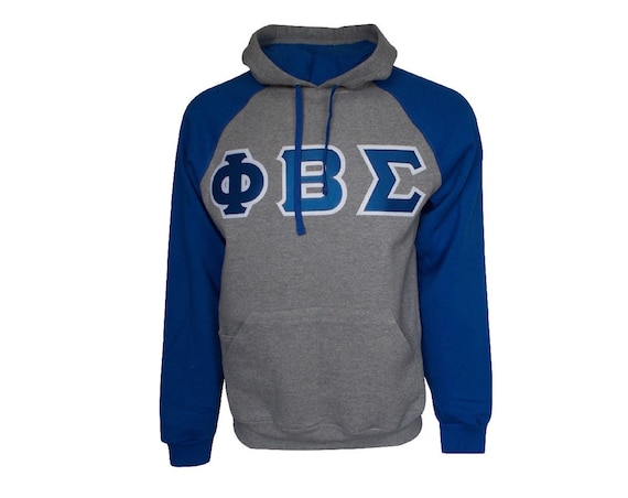 Phi Beta Sigma Color Block Hooded Sweatshirt