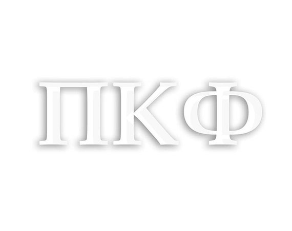 Pi Kappa Phi Window Decal