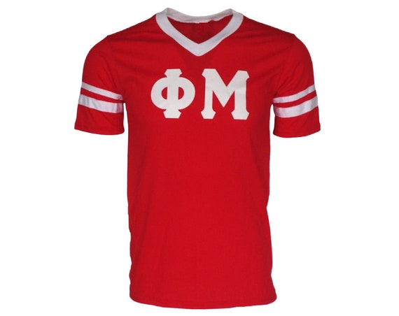 Phi Mu - Stripe Sleeve T-shirt Jersey