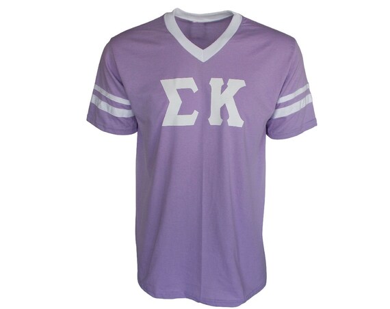 Sigma Kappa - Stripe Sleeve T-shirt Jersey