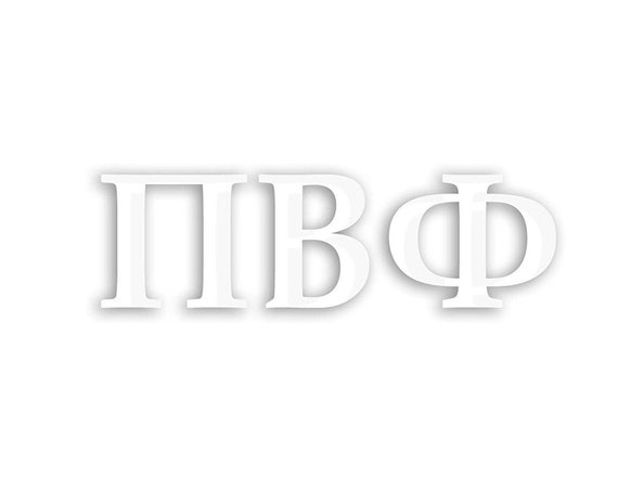 Pi Beta Phi Window Decal
