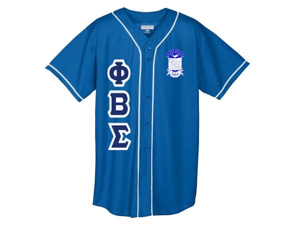 Phi Beta Sigma Crest Baseball Jersey