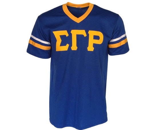 Sigma Gamma Rho - Stripe Sleeve T-shirt Jersey
