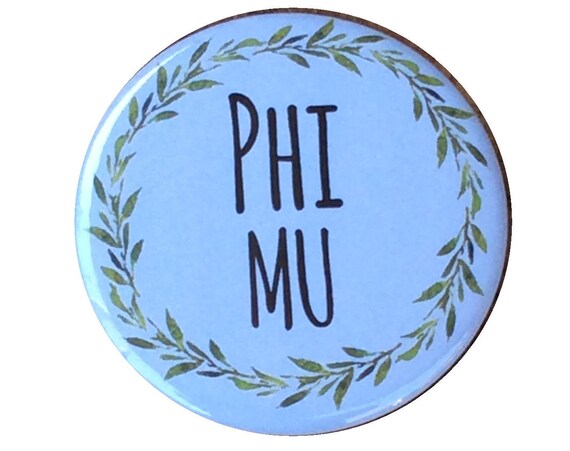 Phi Mu Buttons