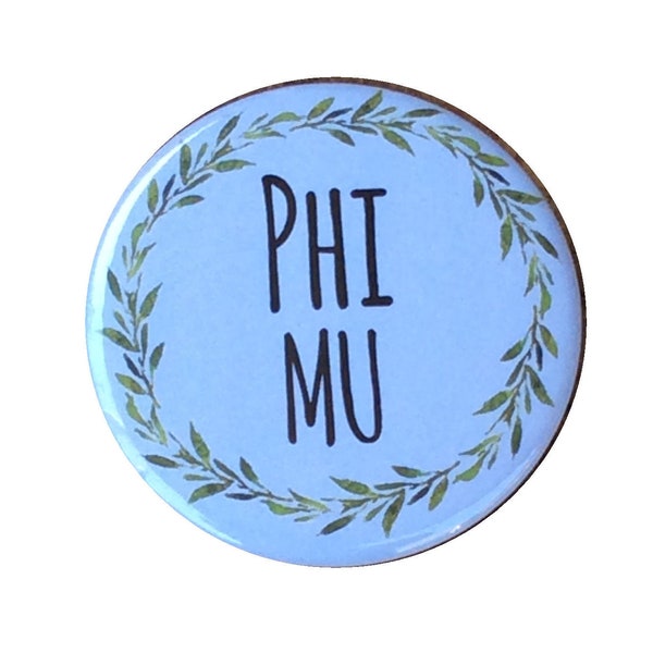 Phi Mu Buttons