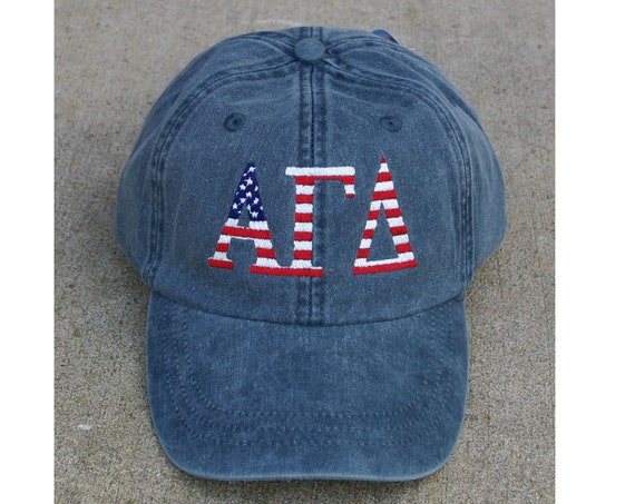 Alpha Gamma Delta American Flag Cap
