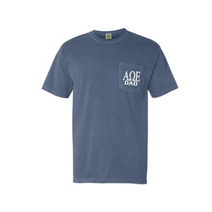 Alpha Omega Epsilon Dad Comfort Color Pocket T-shirt